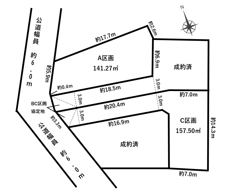 春日井市気噴町　C区画
