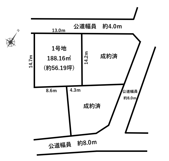 春日井市高座台　1号地